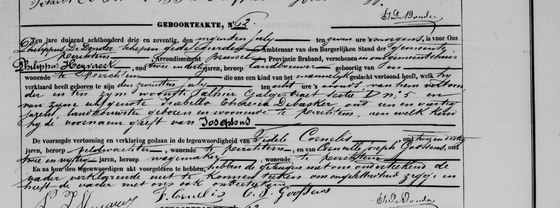 Acte naissance Merchtem n62 — 7 juillet 1873