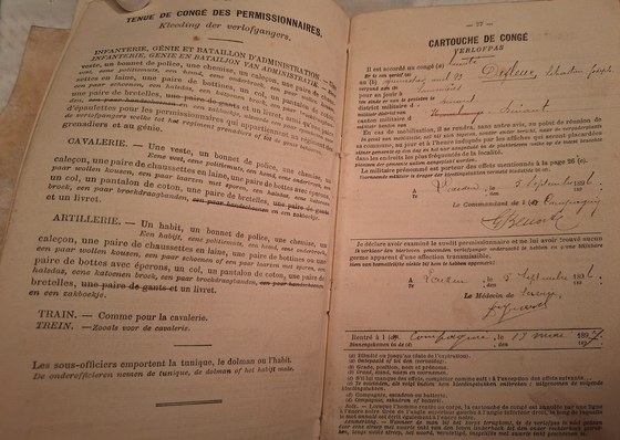 Son congé de 1896 et les effets qu'il emporte