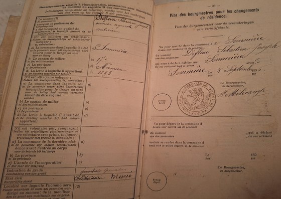 Son incorporation, et son retour à Sommière en septembre 1896