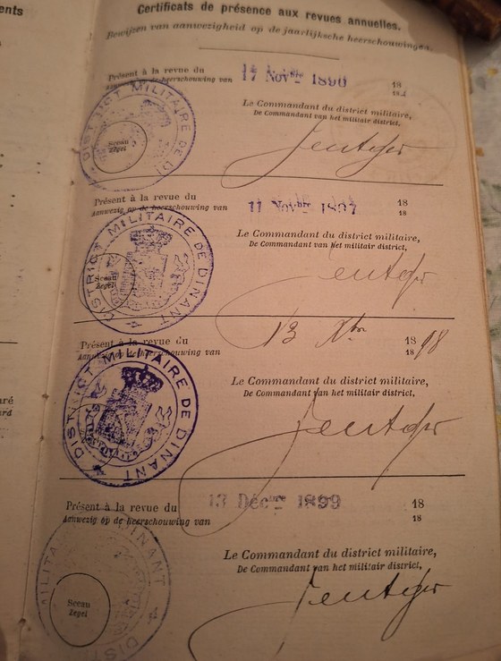 Les revues où il se présente, de 1896 à 1899