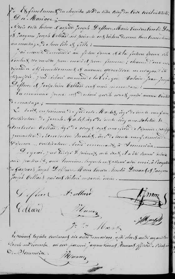 Acte mariage p2 — 8 novembre 1869