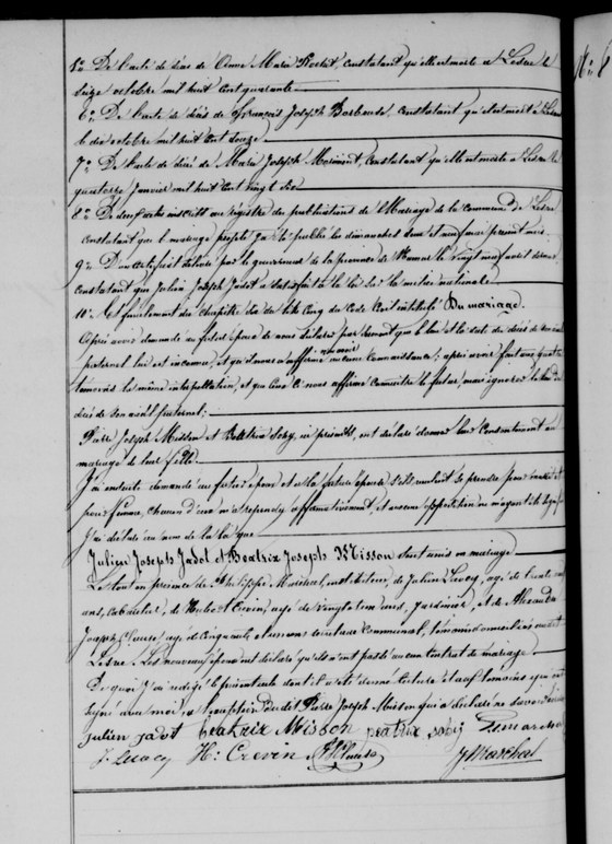 Acte mariage p2 — 14 mai 1869