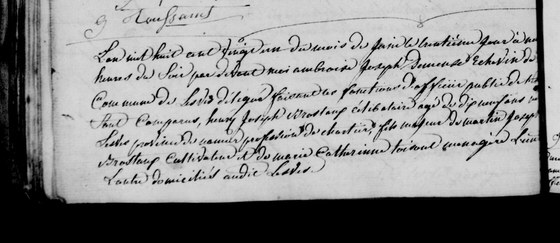 Son mariage avec Marie Louise Demanet, Lesve, 30 juin 1821 — les comparants et leurs parents