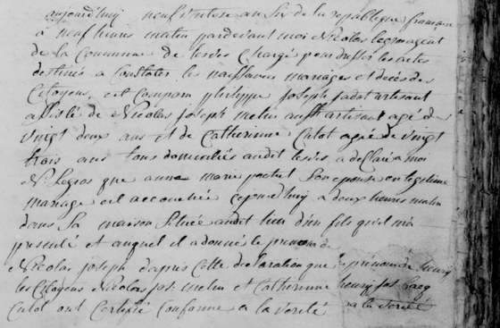 Acte naissance — 27 février 1798