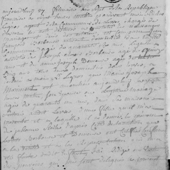 Acte naissance — 17 décembre 1798