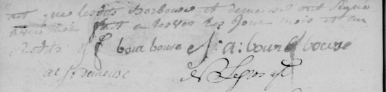 Acte naissance, 2 suite — 17 décembre 1798