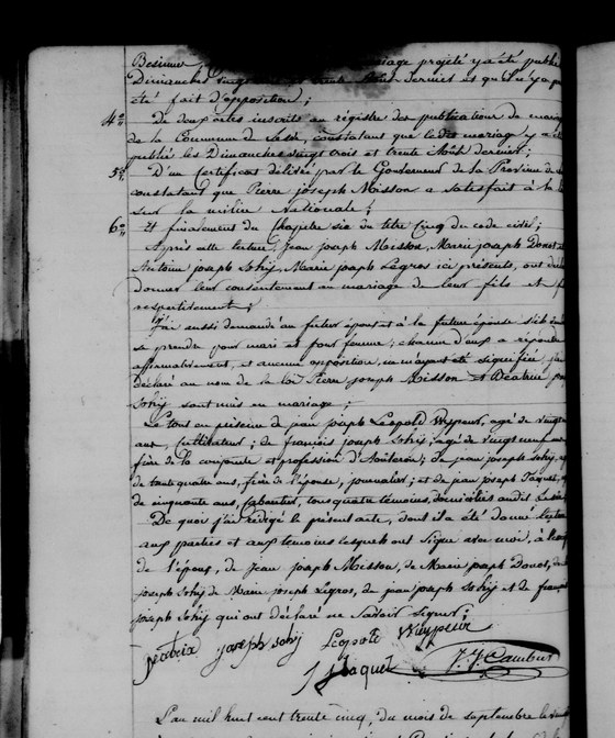 Acte mariage p2 — 5 septembre 1835
