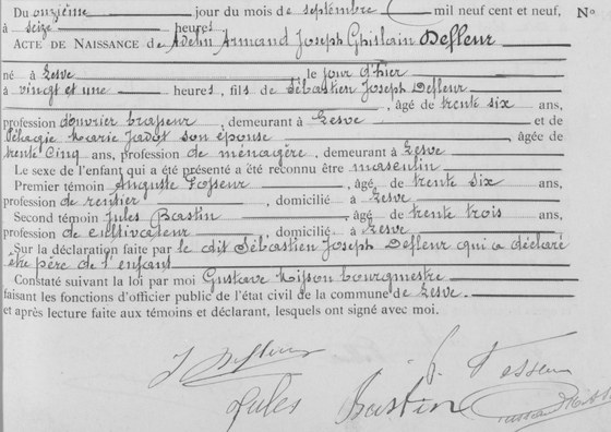 L'acte, page native AGATHA, sans réencodage