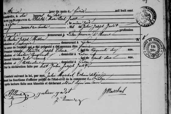 L'acte, page native AGATHA, sans réencodage