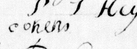 Signature « c okens » (×3)