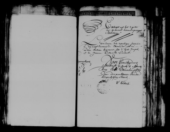 Extrait naissance Petrus Antonius HEIJVAERT, annexes 1832 — 7 août 1804