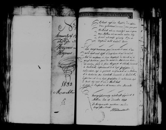 Chemise annexes mariage Heijvaert Heijvaert — 4 janvier 1832